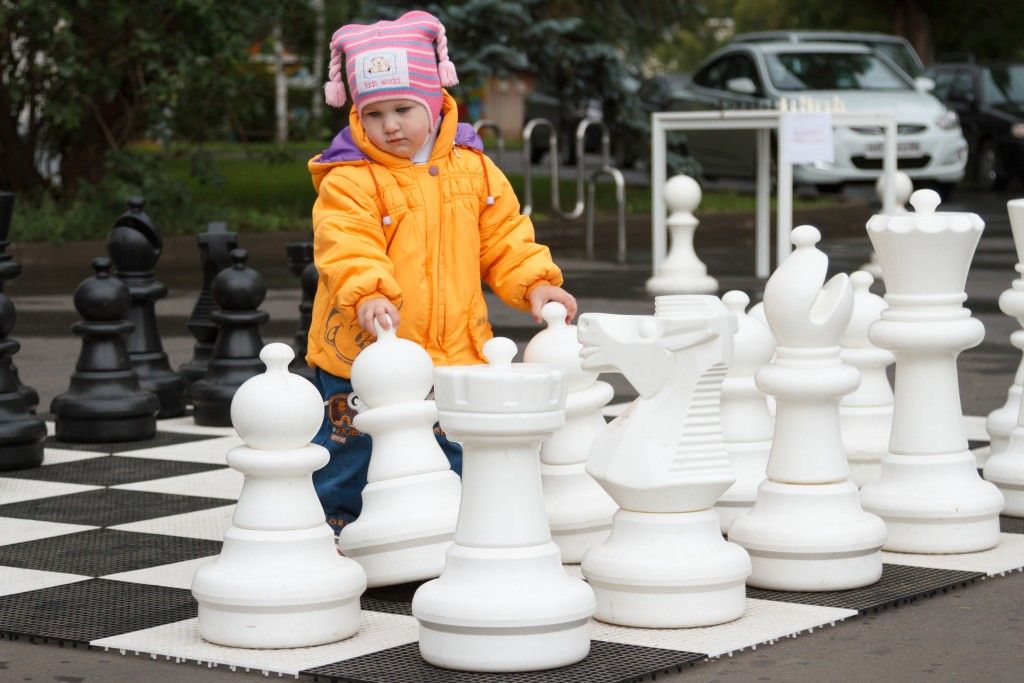 Турнир по гигантским шахматам прошел в Москве