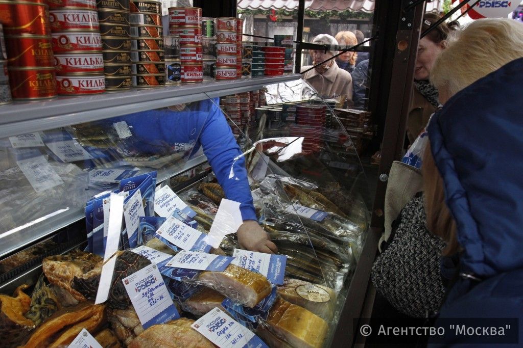 В фестивале «Русская рыба» в Москве участвуют более ста отечественных производителей