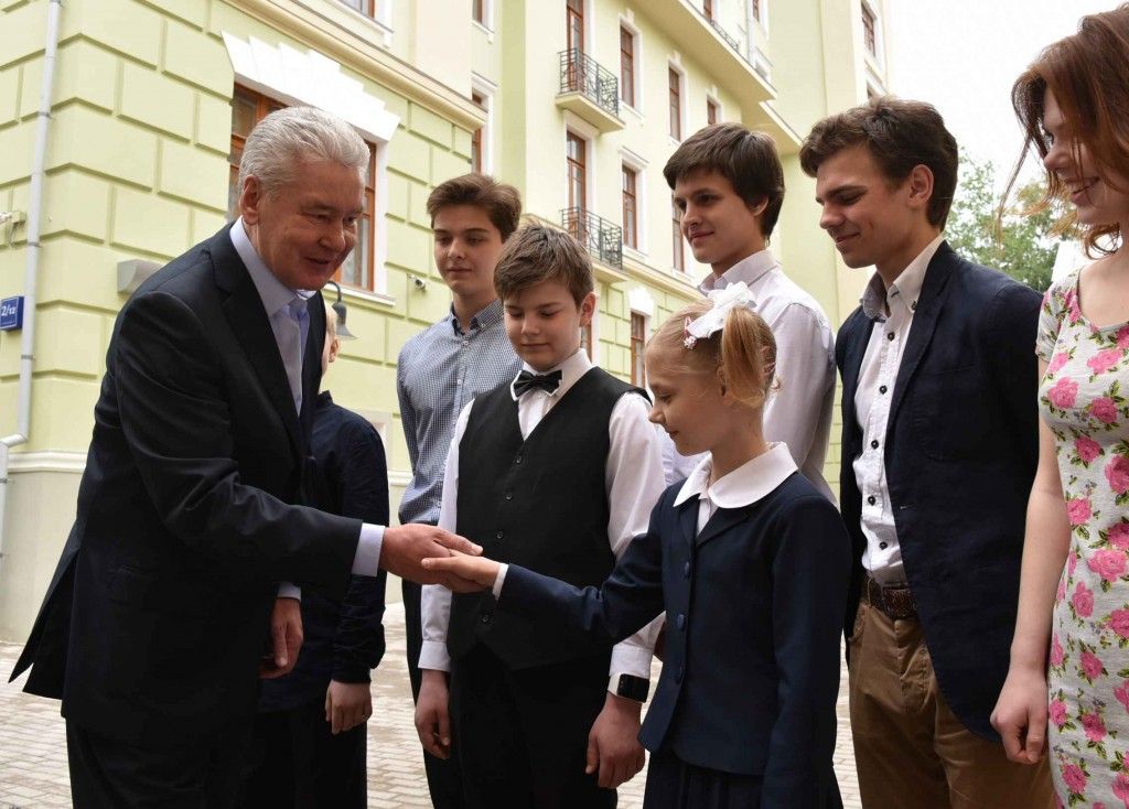 Собянин объявил о завершении уникальной реконструкции школы им. Гнесиных