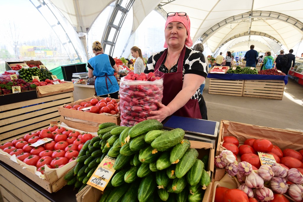 Горожане купят овощи и фрукты на Фестивале «Московская осень»