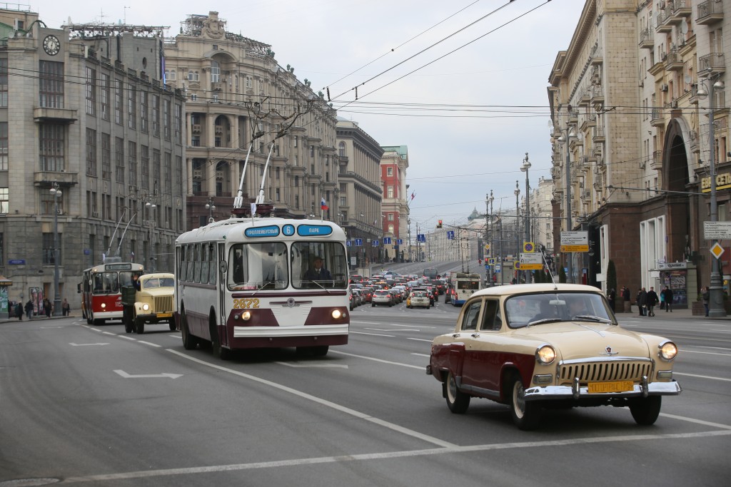 Ретро-троллейбусы проедут по Москве