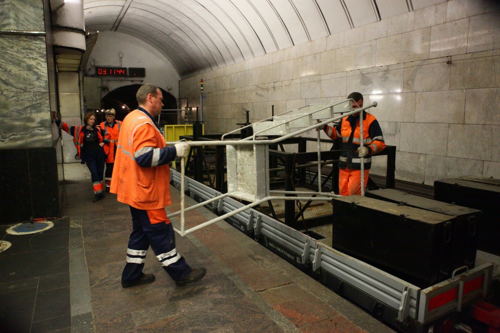 Станцию «Бауманская» оборудуют эскалаторами с дополнительными средствами безопасности