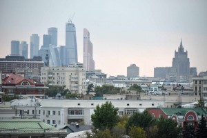 26 авгутса 2015 Панорама Москвы. Вида на Сити, МИД, Красные холмы