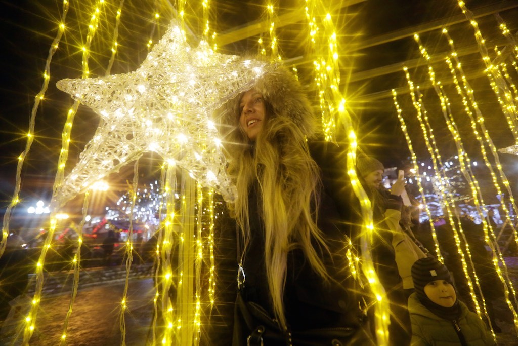 Центральные парки Москвы отметят рождество