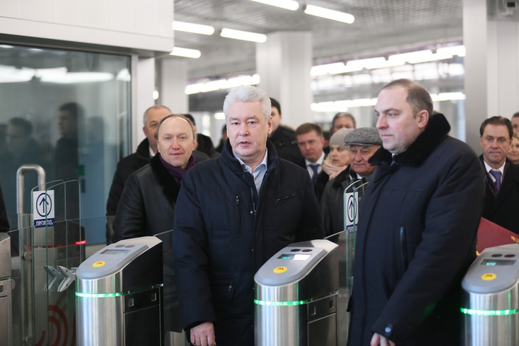Собянин открыл новую станцию метро 