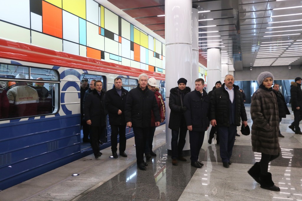 Собянин: завершено строительство станций метро 
