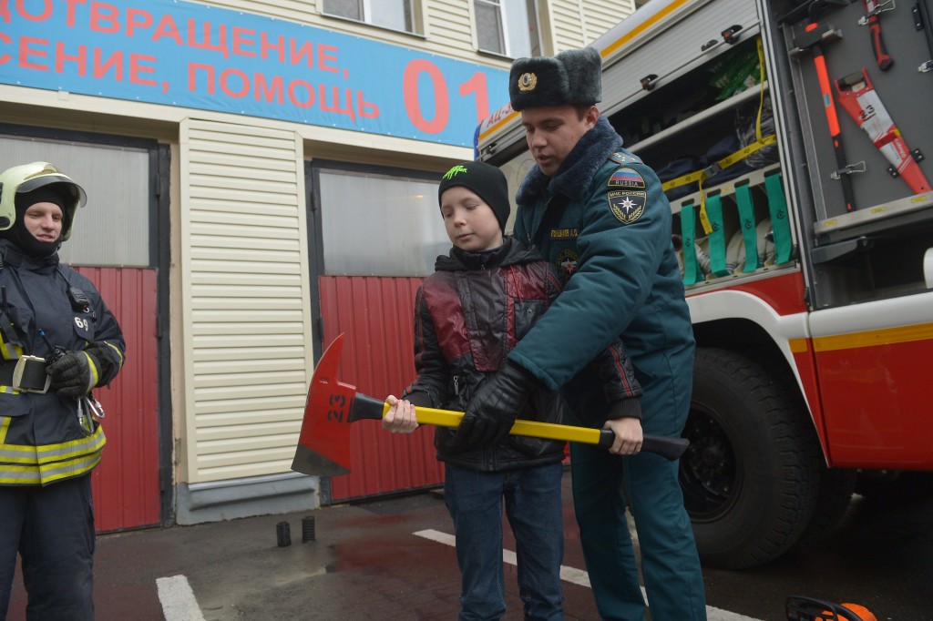 Пожарная тренировка прошла в школе Замоскворечья