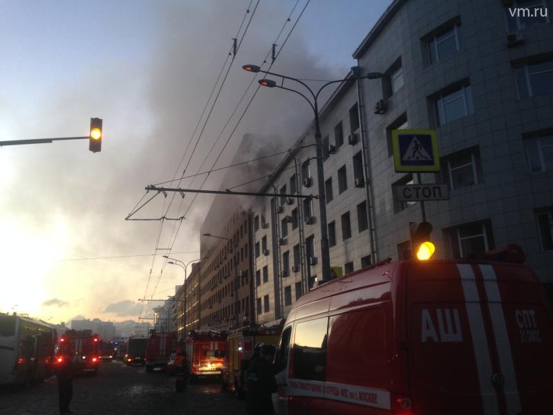 По факту возгорания в центре Москвы будет произведена проверка