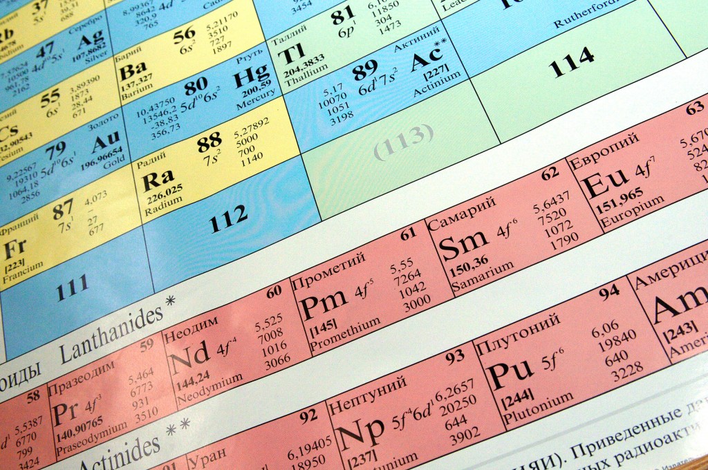 Унунтрий и унуноктий: химики пополнили таблицу Менделеева