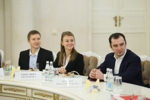 Мэр Москвы встретился со студентами московских вузов
