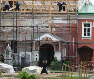 18 Августа 2015 Реставрационные работы в Донском монатыре