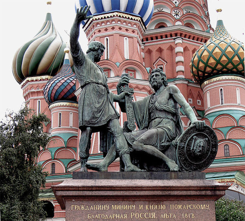 Дата дня: 4 марта 1818 года в Москве установили памятник Минину и Пожарскому
