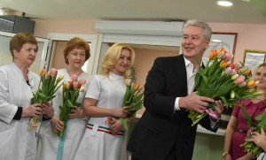 03 марта 2016 Мэр Москвы Сергей Собянин посетил гордскую поликлинику № 180 в районе Митино