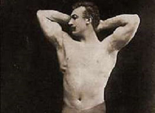 Тяжелоатлет, 1896 год. Фотоархив Wikipedia