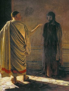 Николай Ге. «Христос и Пилат» («Что есть истина?»), 1890. Фотоархив Wikipedia