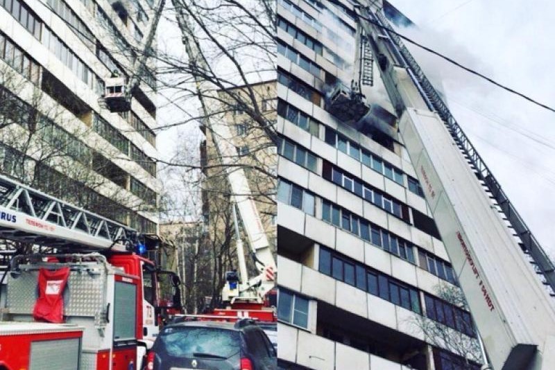 В результате пожара в квартире на северо-востоке Москвы погиб человек