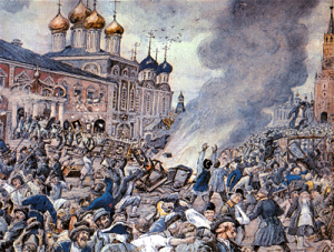 "Чумной бунт 1771 года", Эрнест Лисснер. Фотоархив Wikipedia