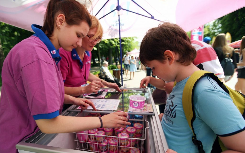 С июля в Москве заработают более тысячи точек продажи мороженого