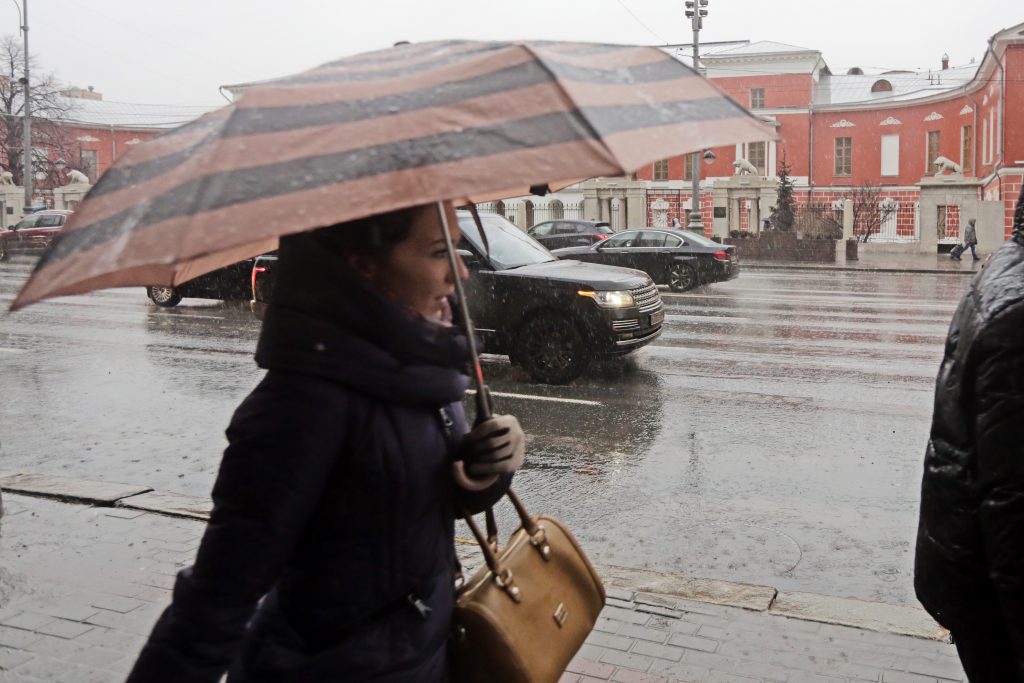 Дождливая погода сохранится в Москве в пятницу