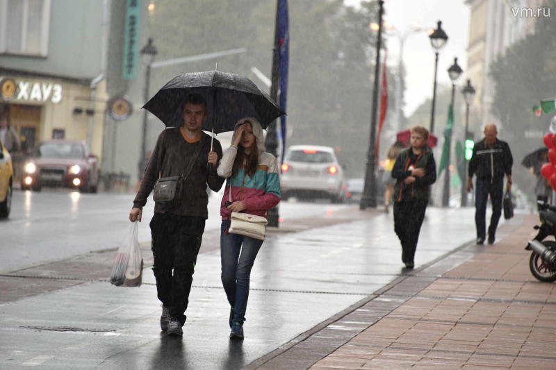 В четверг синоптики обещают дожди с грозами в Москве