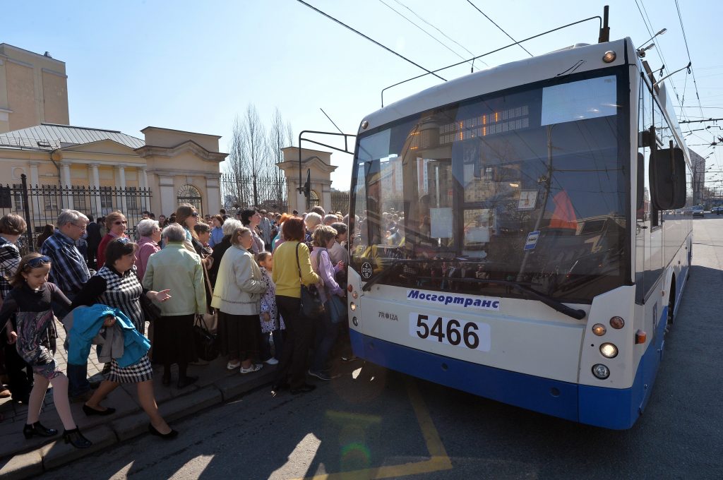 С улиц центра Москвы снимут 13 километров троллейбусных линий