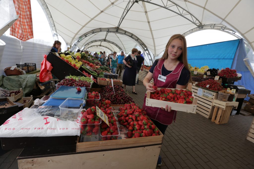 500 тонн клубники продали на ягодных ярмарках за две недели