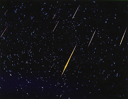 Метеорный поток Леониды. Фотоархив Wikipedia