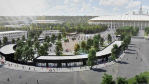 Благоустройство стадиона "Лужники" позволит увеличить количество зеленых зон в центре Москвы