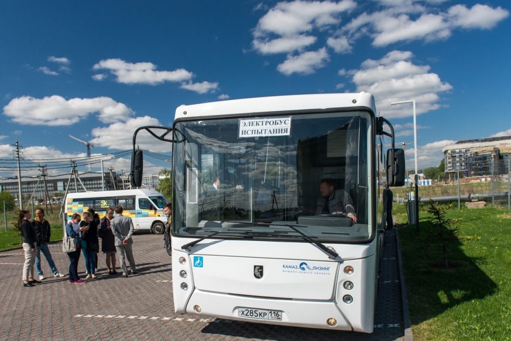 В Москве протестировали электробус «Камаз»