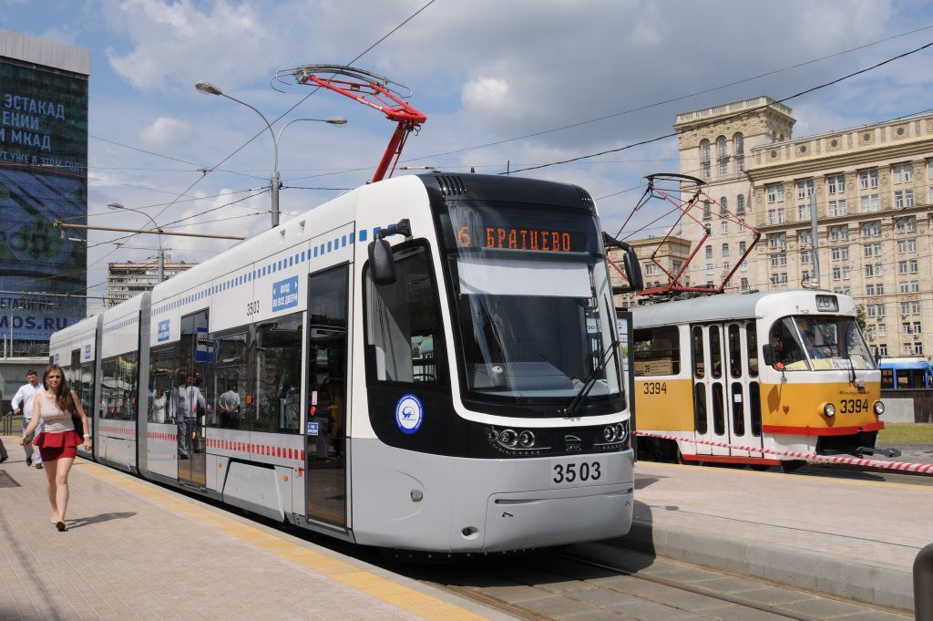 Московские трамваи увеличили свою скорость