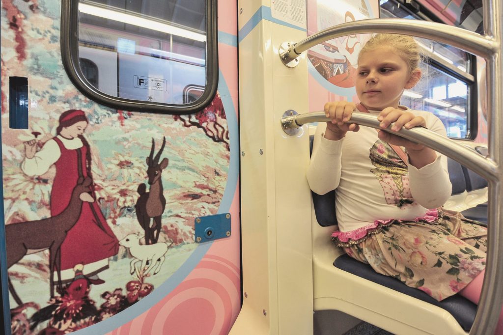 Поезд в честь юбилея «Союзмультфильма» запустили в метро