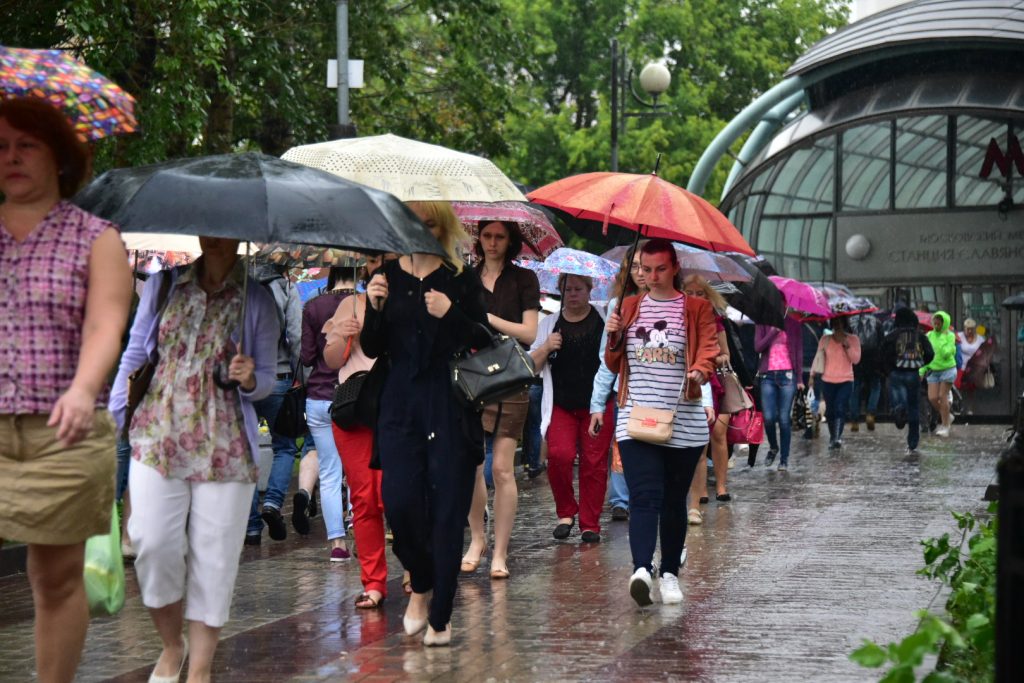 В Москве могут открыть прокат зонтов