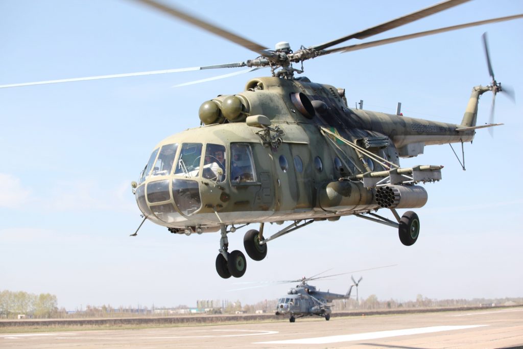 В Сирии сбит российский вертолет с пятью военными на борту