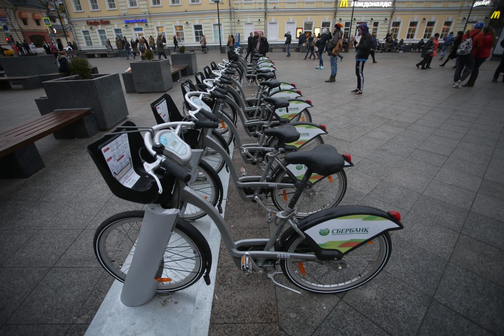  С помощью интернета москвичи отследят свободные велосипеды в прокате