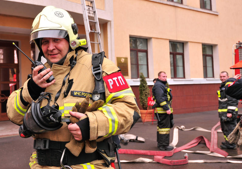 Потушен пожар в центре Москвы