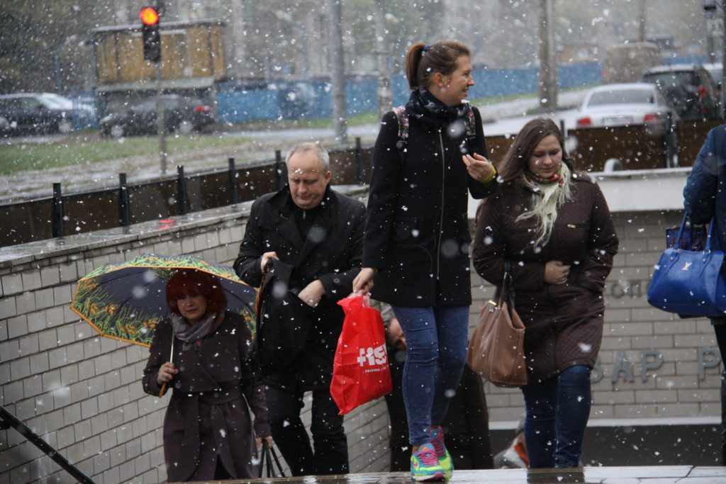 В Москве ждут снег и «минус» на термометрах