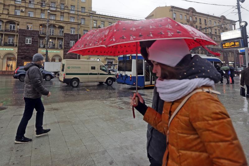 В воскресенье москвичей ожидают кратковременные дожди