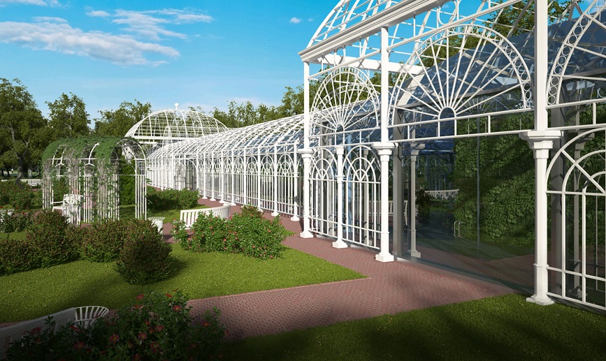Цветочный дворец построят в парке «Сокольники» на круглый год
