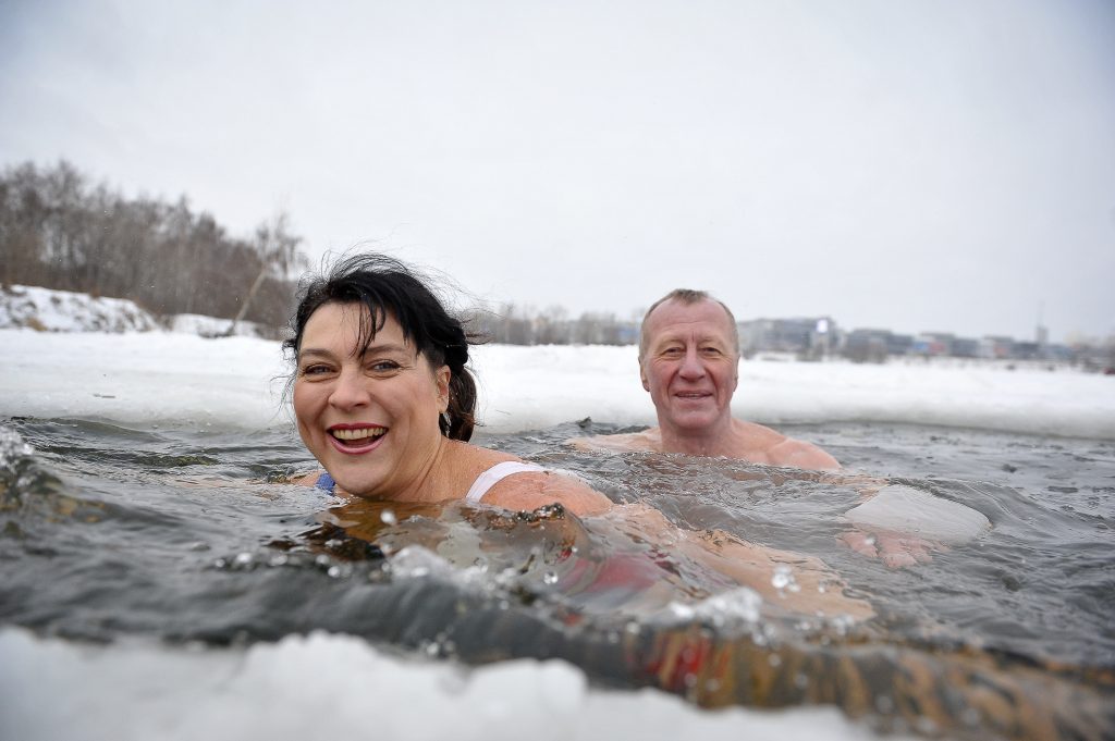 Москва подготовит для «моржей» 21 место для зимнего купания