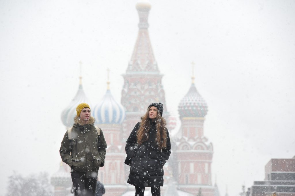 Снежный покров в московском регионе достиг высоты 13 сантиметров в высоту