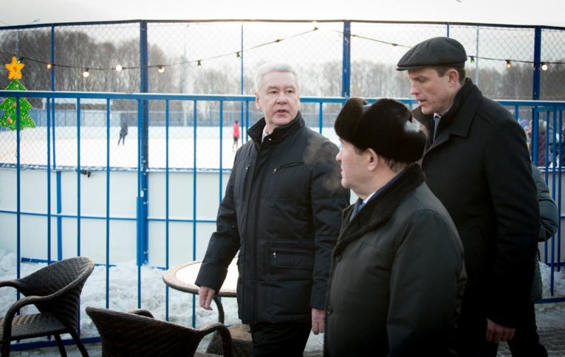 Собянин: В Москве открылись 187 катков с искусственным льдом