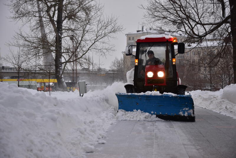 Коммунальные службы устранили последствия сильных снегопадов