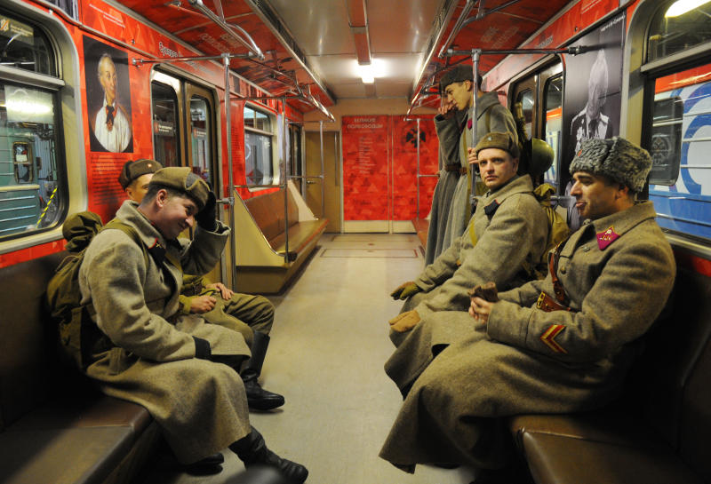 Поезд «Великие полководцы» появился на Сокольнической линии метро