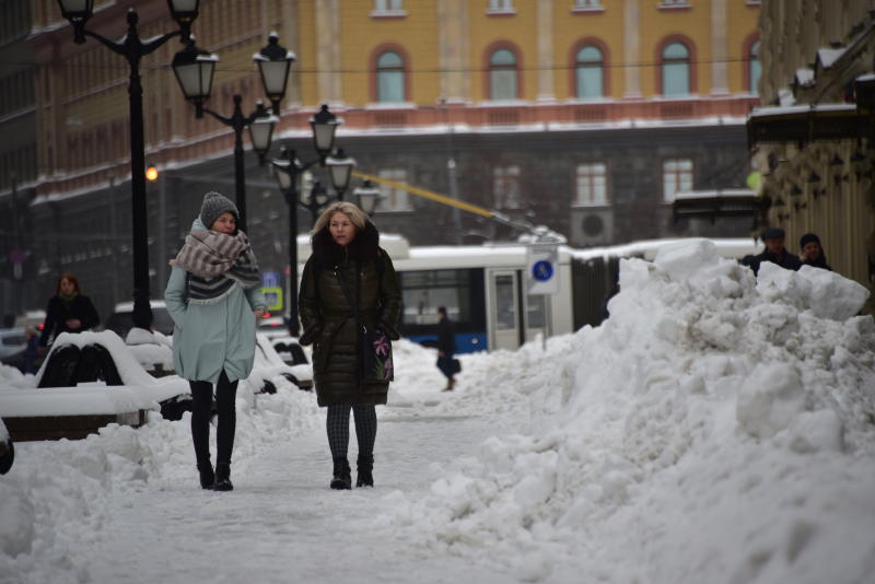 В Москве 26 января из-за погоды объявлен «Желтый» уровень опасности