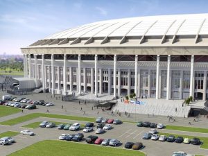 Проект реконструкции Большой спортивной арены «Лужники». В результате, по замыслу архитекторов, прилегающая к стадиону территория должна стать современным благоустроенным экопарком