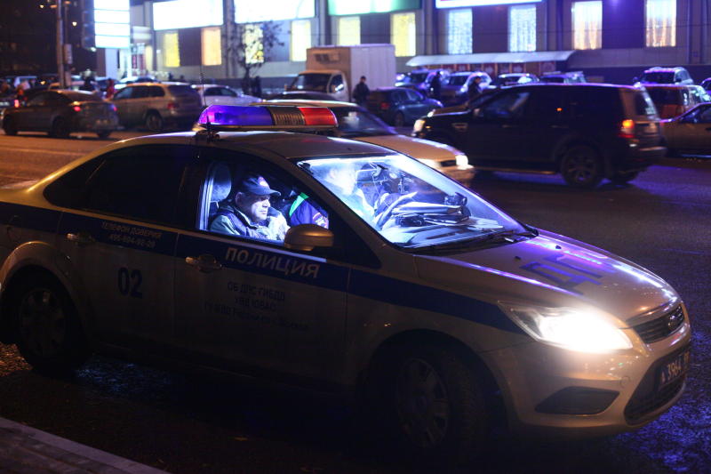 Водитель такси в Москве сбил человека