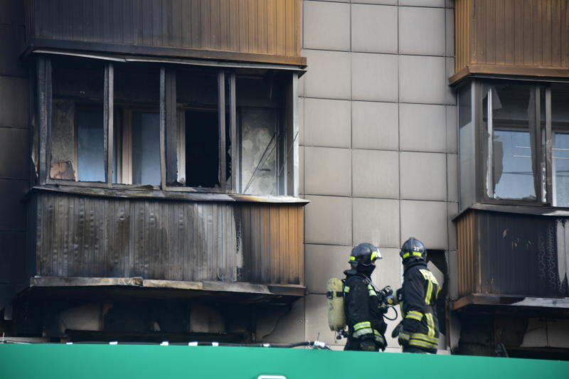Спасатели ликвидировали пожар на северо-востоке Москвы