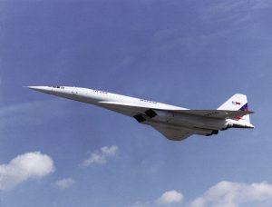 Фото: авиалайнер Ту-144 (1968 год).