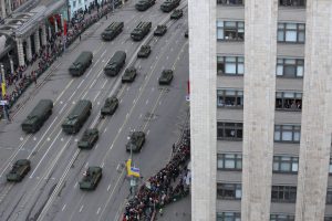 Генеральная репетиция парада Победы в 2014 году. Фото: архив, «Вечерняя Москва»