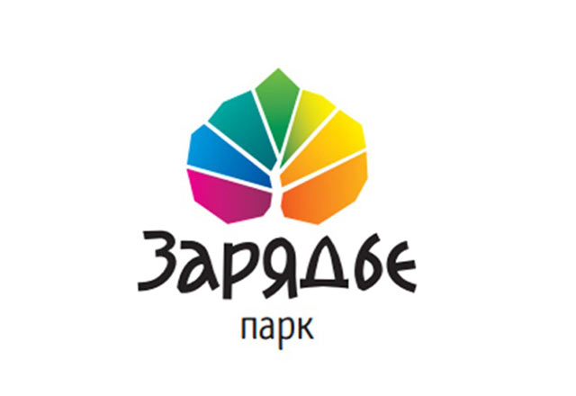Радужный листок стал логотипом парка «Зарядье» в центре Москвы